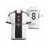 Maillot de Foot Allemagne Leon Goretzka 8 Homme Domicile Coupe du Monde 2022 Manche Courte