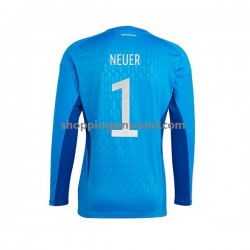 Maillot de Foot Allemagne Manuel Neuer 1 Gardien Homme Domicile Coupe du Monde 2022 Manche Courte