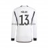 Maillot de Foot Allemagne Thomas Muller 13 Homme Domicile Coupe du Monde 2022 Manche Longue