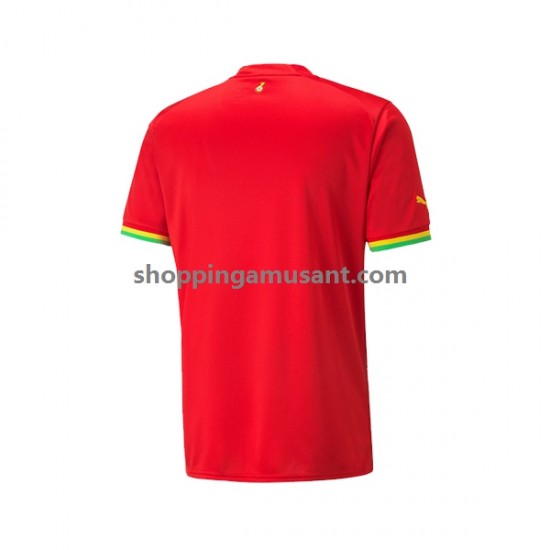 Maillot de Foot Ghana Homme Extérieur Coupe du Monde 2022 Manche Courte