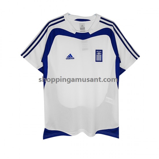 Maillot de Foot Grèce Rétro Homme Domicile 2004 Manche Courte