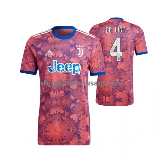 Maillot de Foot Juventus Matthijs de Ligt 4 Homme Neutre 2022-2023 Manche Courte