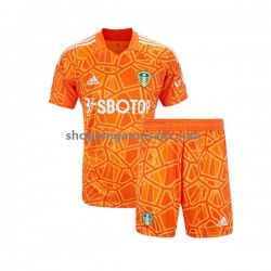 Maillot de Foot Leeds United Gardien Enfant Extérieur 2022-2023 Manche Courte