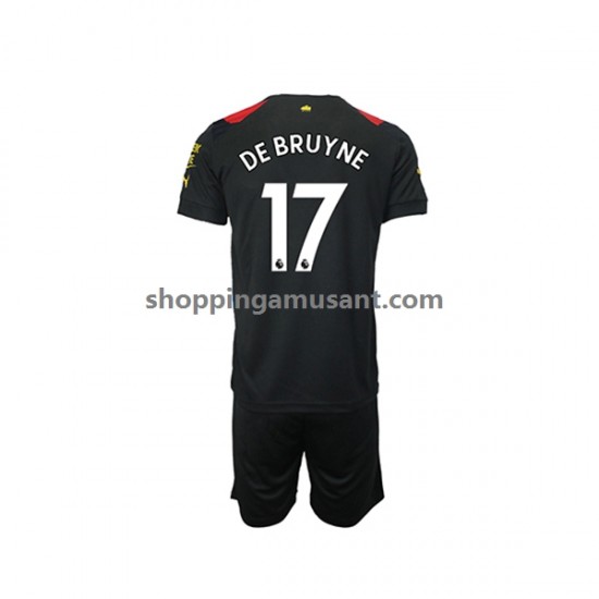Maillot de Foot Manchester City De Bruyne 17 Enfant Extérieur 2022-2023 Manche Courte