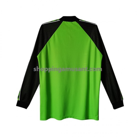 Maillot de Foot Manchester United Gardien Rétro Homme Domicile 1998-1999 Manche Longue
