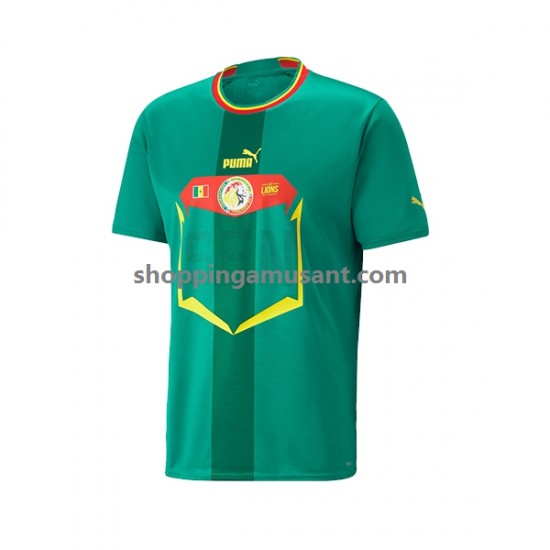 Maillot de Foot Sénégal Homme Extérieur Coupe du Monde 2022 Manche Courte