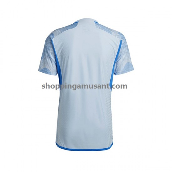 Maillot de Foot Espagne Homme Extérieur Coupe du Monde 2022 Manche Courte