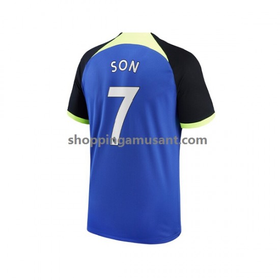 Maillot de Foot Tottenham Hotspur Son Heung-min 7 Homme Extérieur 2022-2023 Manche Courte