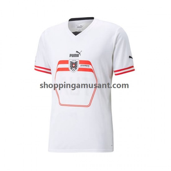 Maillot de Foot Autriche Homme Extérieur 2022 Manche Courte