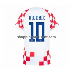 Maillot de Foot Croatie Modrić 10 Homme Domicile Coupe du Monde 2022 Manche Courte