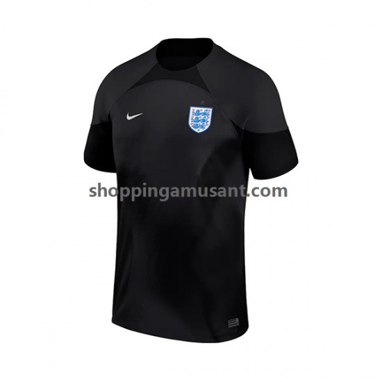 Maillot de Foot Angleterre Gardien Homme Domicile Coupe du Monde 2022 Manche Courte
