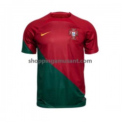Maillot de Foot Portugal Homme Domicile Coupe du Monde 2022 Manche Courte