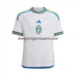 Maillot de Foot Suède Homme Extérieur 2022 Manche Courte