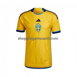 Maillot de Foot Suède Homme Domicile 2022 Manche Courte