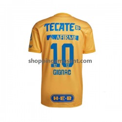 Maillot de Foot Tigres UANL André-Pierre Gignac 10 Homme Domicile 2022-2023 Manche Courte