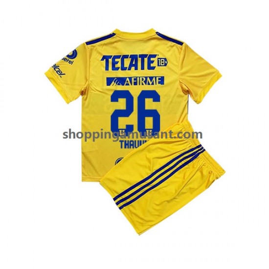 Maillot de Foot Tigres UANL Florian Thauvin 26 Enfant Domicile 2022-2023 Manche Courte