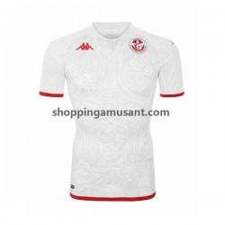Maillot de Foot Tunisie Homme Extérieur Coupe du Monde 2022 Manche Courte
