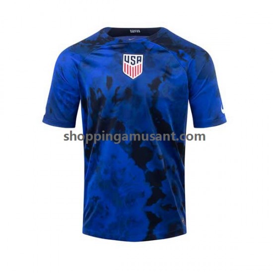 Maillot de Foot États-Unis Homme Extérieur Coupe du Monde 2022 Manche Courte