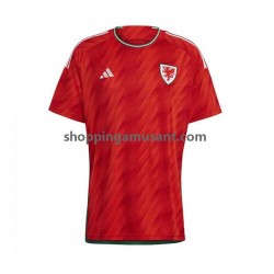 Maillot de Foot Pays de Galles Homme Domicile Coupe du Monde 2022 Manche Courte