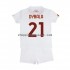Maillot de Foot AS Rome Paulo Dybala 21 Enfant Extérieur 2022-2023 Manche Courte