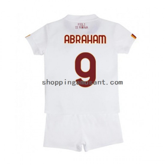 Maillot de Foot AS Rome Tammy Abraham 9 Enfant Extérieur 2022-2023 Manche Courte