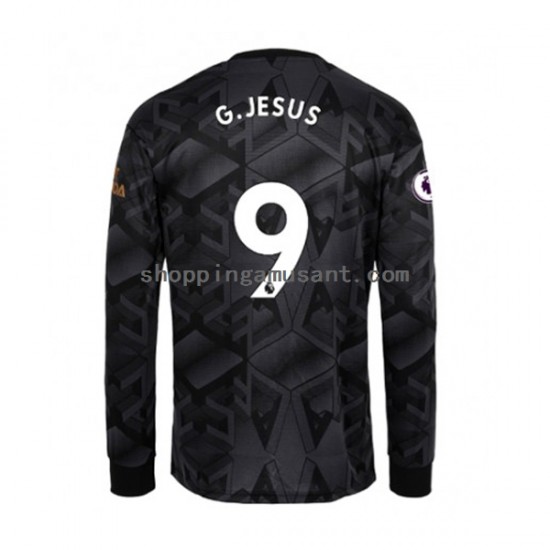 Maillot de Foot Arsenal Gabriel Jesus 9 Homme Extérieur 2022-2023 Manche Longue