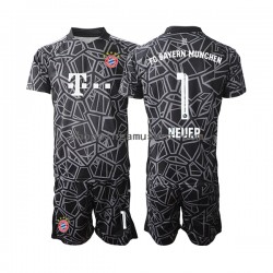 Maillot de Foot Bayern Munich Manuel Neuer 1 Gardien Enfant Domicile 2022-2023 Manche Courte