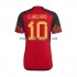 Maillot de Foot Belgique Hazard 10 Homme Domicile Coupe du Monde 2022 Manche Courte