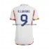 Maillot de Foot Belgique Lukaku 9 Homme Extérieur Coupe du Monde 2022 Manche Courte