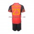 Maillot de Foot Belgique Michy Batshuayi 23 Enfant Domicile Coupe du Monde 2022 Manche Courte