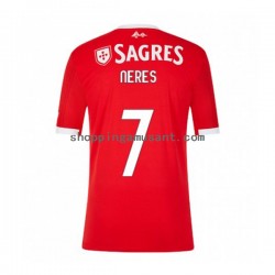 Maillot de Foot Benfica David Neres 7 Homme Domicile 2022-2023 Manche Courte