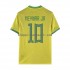 Maillot de Foot Brésil Neymar JR 10 Homme Domicile Coupe du Monde 2022 Manche Courte