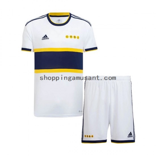 Maillot de Foot CA Boca Juniors Enfant Extérieur 2022-2023 Manche Courte