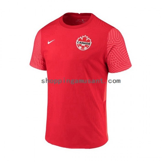 Maillot de Foot Canada Homme Domicile Coupe du Monde 2022 Manche Courte
