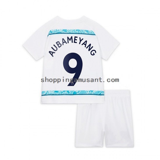 Maillot de Foot Chelsea Aubameyang 9 Enfant Extérieur 2022-2023 Manche Courte