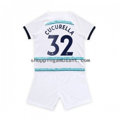 Maillot de Foot Chelsea Cucurella 32 Enfant Extérieur 2022-2023 Manche Courte