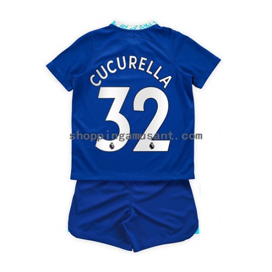 Maillot de Foot Chelsea Cucurella 32 Enfant Domicile 2022-2023 Manche Courte