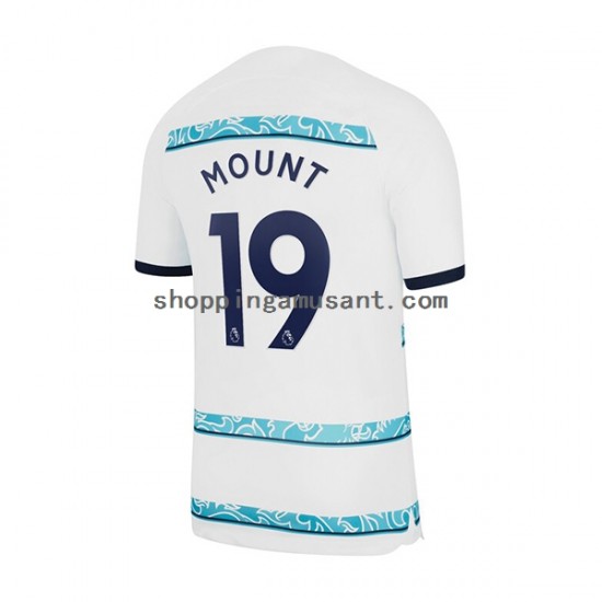 Maillot de Foot Chelsea Mount 19 Homme Extérieur 2022-2023 Manche Courte