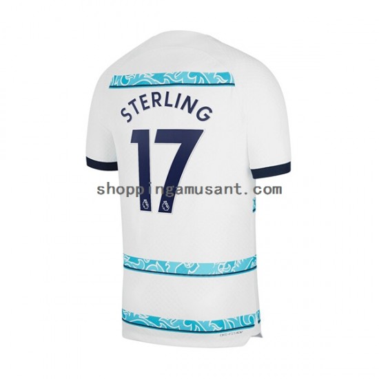 Maillot de Foot Chelsea Sterling 17 Homme Extérieur 2022-2023 Manche Courte