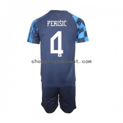 Maillot de Foot Croatie Perisic 4 Enfant Extérieur Coupe du Monde 2022 Manche Courte Maillot de Foot Croatie Perisic 4 Enfant Extérieur Coupe du Monde 2022 Manche Courte