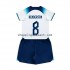 Maillot de Foot Angleterre Henderson 8 Enfant Domicile Coupe du Monde 2022 Manche Courte