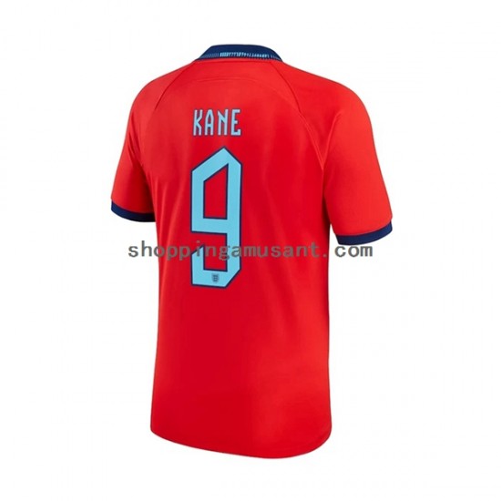 Maillot de Foot Angleterre Kane 9 Homme Extérieur Coupe du Monde 2022 Manche Courte