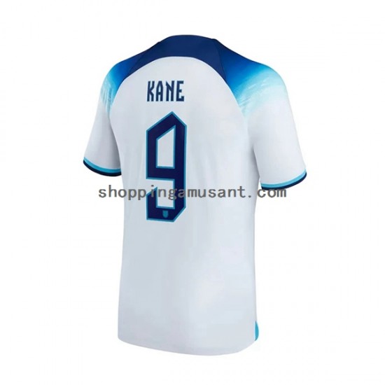Maillot de Foot Angleterre Kane 9 Homme Domicile Coupe du Monde 2022 Manche Courte