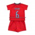 Maillot de Foot Angleterre Maguire 6 Enfant Extérieur Coupe du Monde 2022 Manche Courte