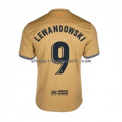 Maillot de Foot FC Barcelone Lewandowski 9 Homme Extérieur 2022-2023 Manche Courte