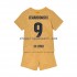 Maillot de Foot FC Barcelone Lewandowski 9 Enfant Extérieur 2022-2023 Manche Courte