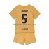Maillot de Foot FC Barcelone Sergio Busquets 5 Enfant Extérieur 2022-2023 Manche Courte