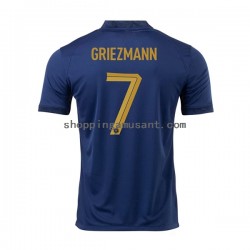 Maillot de Foot France Griezmann 7 Homme Domicile Coupe du Monde 2022 Manche Courte