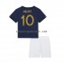 Maillot de Foot France Mbappé 10 Enfant Domicile Coupe du Monde 2022 Manche Courte