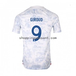Maillot de Foot France Olivier Giroud 9 Homme Extérieur Coupe du Monde 2022 Manche Courte